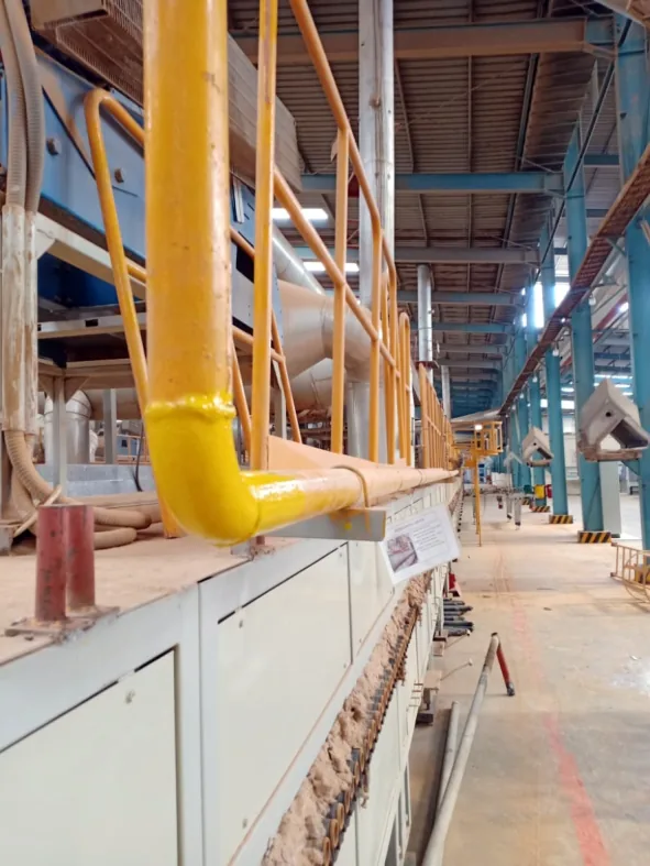 Industrial gas piping