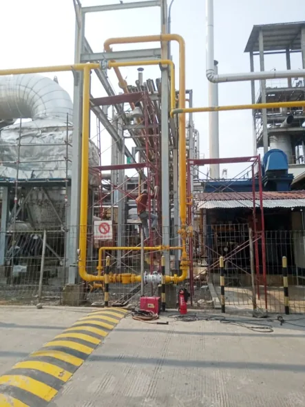 Industrial pipe rack