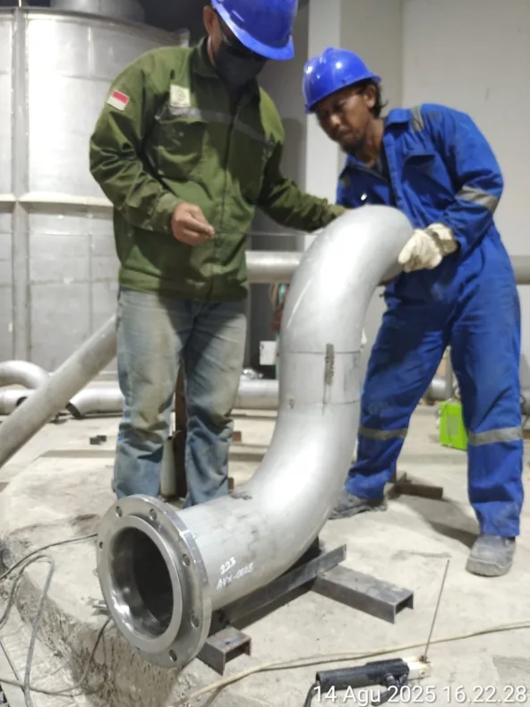 Stainless pipe fabrication